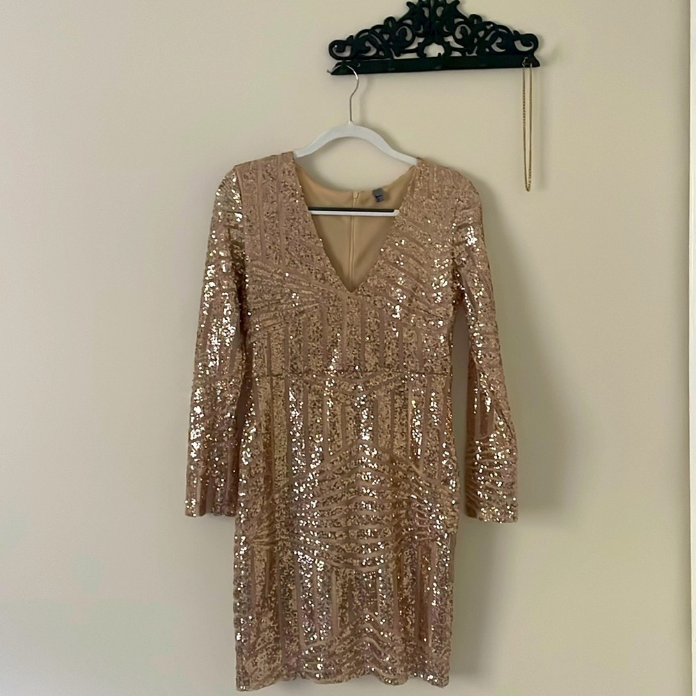 Sparkly cocktail mini dress